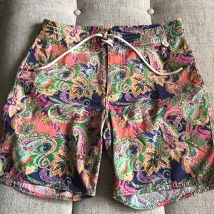 Polo Ralph Lauren Paisley Swim Trunks